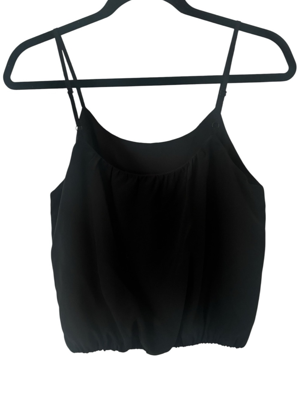 Alice + Olivia Silk Spaghetti Strap Cropped Cami - Picture 4 of 5